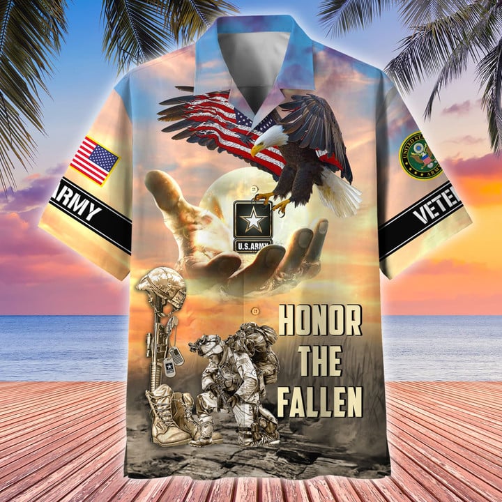 Premium Honor The Fallen US Veterans Hawaii Shirt APVC060301