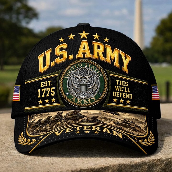Premium US Veteran Baseball Hats CPHN081011, Gifts For US Veterans, Gifts For Veterans Day, Father's Day.