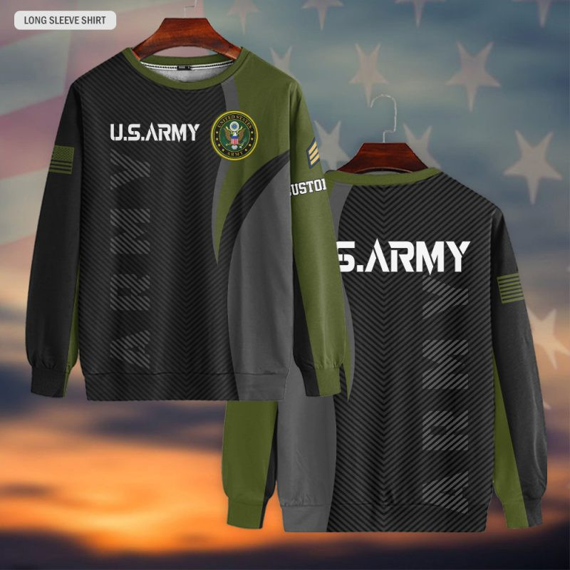 Premium Custom US Army Sweatshirt VPVC750479, Gifts For US Army Veteran ...