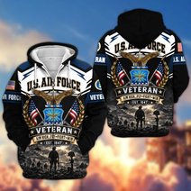 Premium US Veteran Zip Up Hoodie CPHN151011, Gifts For US Veterans, Gifts For Veterans Day.