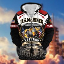 Premium US Veteran Zip Up Hoodie CPHN151011, Gifts For US Veterans, Gifts For Veterans Day.