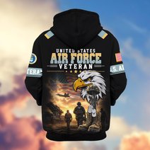 Premium US Veteran Zip Up Hoodie BTTN191022, Gifts For US Veterans, Gifts For Veterans Day.