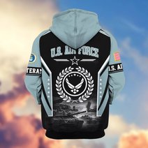 Premium US Veteran Zip Up Hoodie BTTN201021, Gifts For US Veterans, Gifts For Veterans Day.