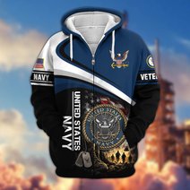Premium US Veteran Zip Up Hoodie CPHN161011, Gifts For US Veterans, Gifts For Veterans Day.