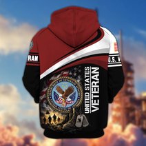 Premium US Veteran Zip Up Hoodie CPHN161011, Gifts For US Veterans, Gifts For Veterans Day.