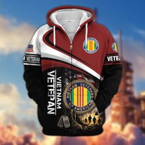 Premium US Veteran Zip Up Hoodie CPHN161011, Gifts For US Veterans, Gifts For Veterans Day.