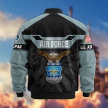 Premium US Veteran Bomber Jacket DPVC211001, Waterproof Windbreaker Coat, US Veteran Gift, Veterans Day Gift.