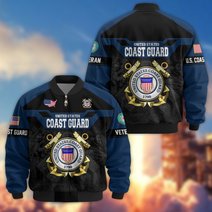 Premium US Veteran Bomber Jacket DPVC211001, Waterproof Windbreaker Coat, US Veteran Gift, Veterans Day Gift.