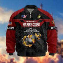 Premium US Veteran Bomber Jacket DPVC211001, Waterproof Windbreaker Coat, US Veteran Gift, Veterans Day Gift.