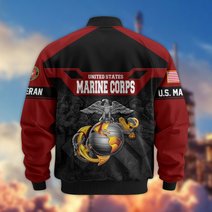 Premium US Veteran Bomber Jacket DPVC211001, Waterproof Windbreaker Coat, US Veteran Gift, Veterans Day Gift.