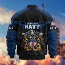 Premium US Veteran Bomber Jacket DPVC211001, Waterproof Windbreaker Coat, US Veteran Gift, Veterans Day Gift.