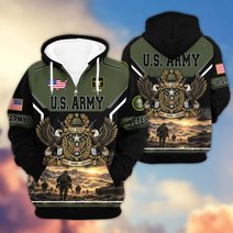 Premium US Veteran Zip Up Hoodie BTTN221023, Gifts For US Veterans, Gifts For Veterans Day.