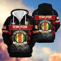 Premium US Veteran Zip Up Hoodie BTTN221021, Gifts For US Veterans, Gifts For Veterans Day.