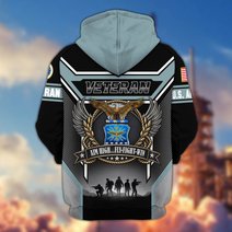 Premium US Veteran Zip Up Hoodie CPHN211011, Gifts For US Veterans, Gifts For Veterans Day.