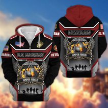 Premium US Veteran Zip Up Hoodie CPHN211011, Gifts For US Veterans, Gifts For Veterans Day.