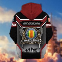 Premium US Veteran Zip Up Hoodie CPHN211011, Gifts For US Veterans, Gifts For Veterans Day.