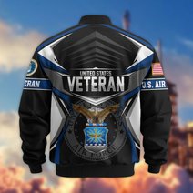 Premium US Veteran Bomber Jacket CPHN221011, Waterproof Windbreaker Coat, US Veteran Gift, Veterans Day Gift.