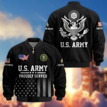 Premium Custom US Veteran Bomber Jacket DPVC281001, Waterproof Windbreaker Coat, US Veteran Gift, Veterans Day Gift.