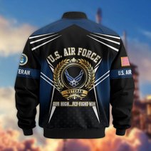 Premium US Veteran Bomber Jacket BTTN281021, Waterproof Windbreaker Coat, US Veteran Gift, Veterans Day Gift.