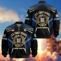 Premium US Veteran Bomber Jacket BTTN281021, Waterproof Windbreaker Coat, US Veteran Gift, Veterans Day Gift.