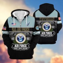 Premium US Veteran Zip Up Hoodie BTTN291021, Gifts For US Veterans, Gifts For Veterans Day.