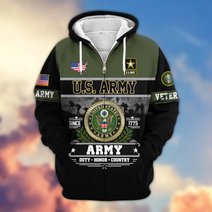 Premium US Veteran Zip Up Hoodie BTTN291021, Gifts For US Veterans, Gifts For Veterans Day.