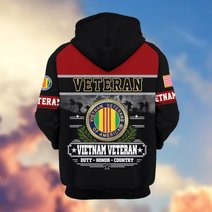 Premium US Veteran Zip Up Hoodie BTTN291021, Gifts For US Veterans, Gifts For Veterans Day.
