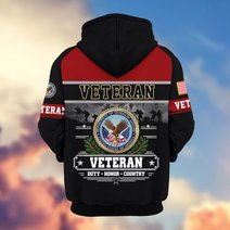 Premium US Veteran Zip Up Hoodie BTTN291021, Gifts For US Veterans, Gifts For Veterans Day.