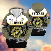 Premium US Veteran Zip Up Hoodie BTTN291022, Gifts For US Veterans, Gifts For Veterans Day.