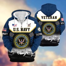 Premium US Veteran Zip Up Hoodie BTTN291022, Gifts For US Veterans, Gifts For Veterans Day.