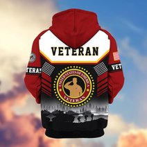 Premium US Veteran Zip Up Hoodie BTTN291022, Gifts For US Veterans, Gifts For Veterans Day.