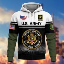 Premium US Woman Veteran Zip Up Hoodie DPVC301001, Gifts For US Woman Veterans, Gifts For Veterans Day.
