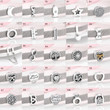 Mesh Bracelet Clip Charm Collection