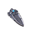 Beast of Money Retro Pendant Inlaid turquoise 925 Sterling Silver