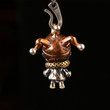 Voodoo Doll Retro Pendant 925 Sterling Silver Personalized Hip Hop Punk Style