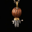 Pumpkin Voodoo Doll Retro Pendant 925 Sterling Silver Personalized Creative Pendant