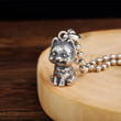 Cute Puppy Retro Pendant 925 Sterling Silver Personalized Creative Pendant