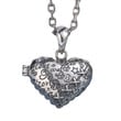 Letter Doodle Love Heart Retro Pendant 925 Sterling Silver Personalized Creative Pendant