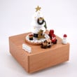 Christmas Tree & Gift Train Wooden Music Box, Gift for Kids