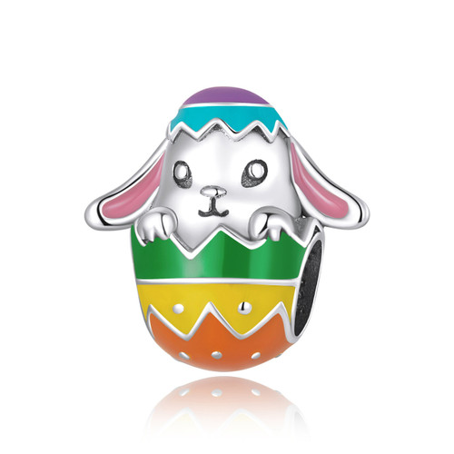 Rabbit Easter Egg Charm