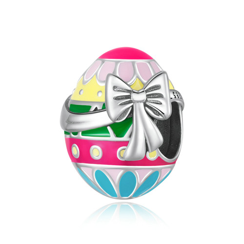 Easter Egg with Bow Charm