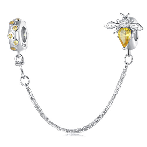 Bee Safety Chain Charm