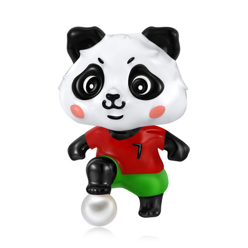 Soccer Panda Charm