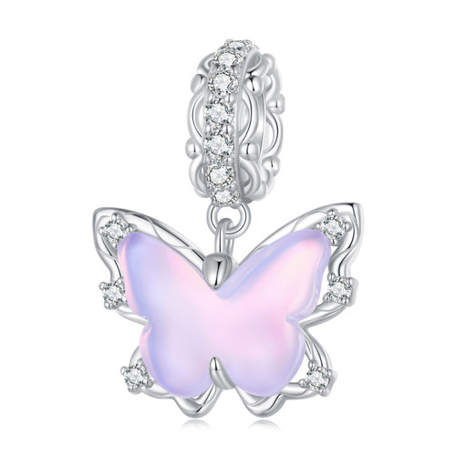 Lace Butterfly Charm