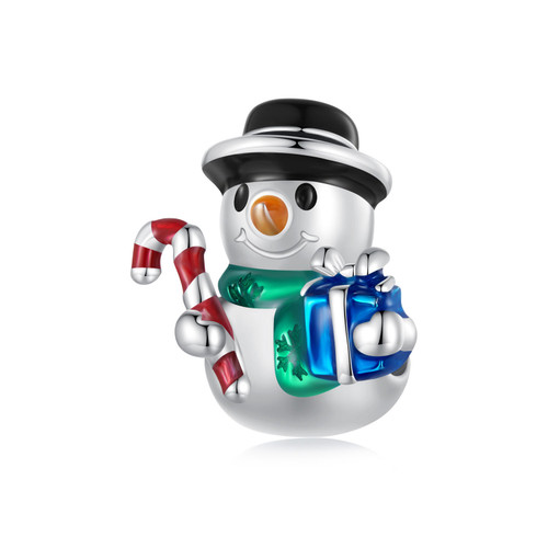 Christmas Snowman Charm