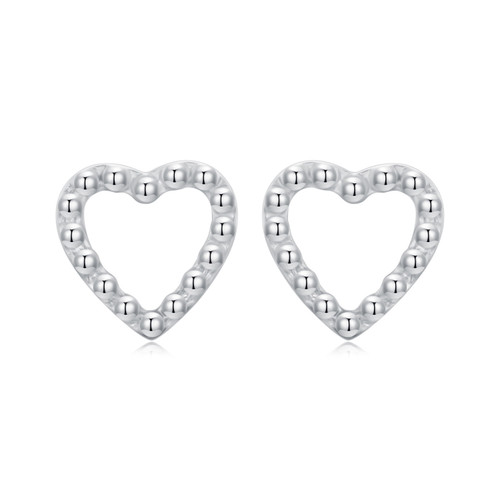 Mini Heart-Shaped Stud Earrings