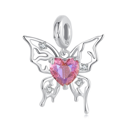 Bloody Butterfly Pendant Charm