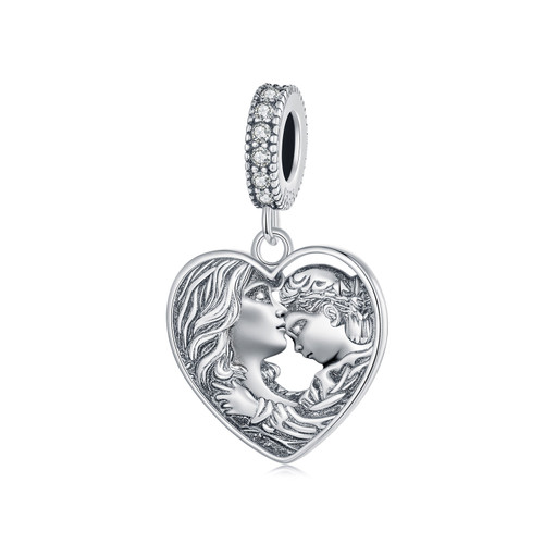 Mother and Daughter Pendant Charm
