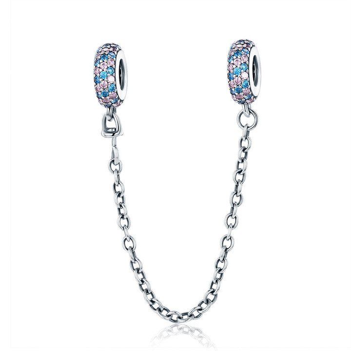 Pink and Blue Miracle Safety Chain