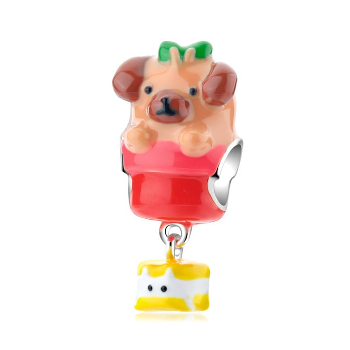 Potted Dog Charm